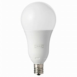 IKEA イケア LED電球 E17 440ルーメン ワイヤレス調光 カラー＆ホワイトスペクトラム 球形 オパールホワイト m10439203 TRADFRI トロード