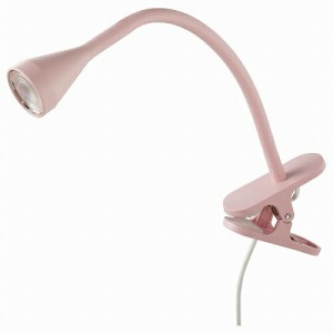 IKEA イケア LEDクリップ式スポットライト ライトピンク m60511215 NAVLINGE ネーヴリンゲ