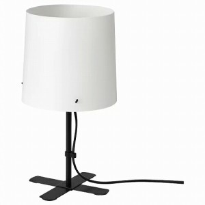IKEA イケア テーブルランプ ブラック ホワイト 31cm m30504565 BARLAST バルラスト