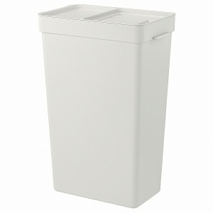 IKEA イケア ふた付きゴミ箱 ライトグレー 35L n30420207 HALLBAR ホルバル