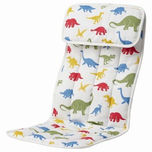 IKEA イケア 子ども用アームチェアクッション ミエドスコーグ 恐竜模様 m50469679 POANG ポエング