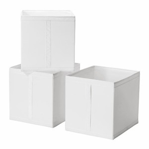 IKEA イケア SKUBB スクッブ ボックス 3個セット ホワイト 白 10186390 幅31×奥行き34×高さ33cm