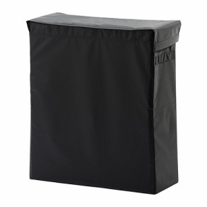 IKEA イケア SKUBB スクッブ ランドリーバッグ スタンド付き ブラック 黒 50224045 幅22×奥行き55×高さ65cm