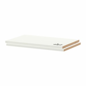 IKEA イケア 棚板 2ピース ホワイト 白 60x37cm a90273067 UTRUSTA ウートルスタ