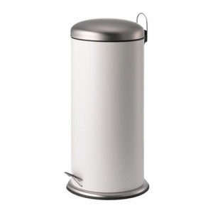 IKEA イケア ペダル式ゴミ箱 30L ホワイト 白 n10422863 MJOSA ミョーサ