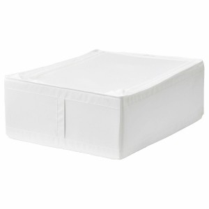 IKEA イケア SKUBB スクッブ 収納ケース ホワイト 白 50290361 幅44×奥行き55×高さ19cm ベッド下収納