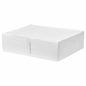 IKEA イケア SKUBB スクッブ 収納ケース ホワイト 白 d70294990 幅69×奥行き55×高さ19cm ベッド下収納