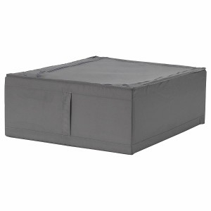 IKEA イケア 収納ケース ダークグレー 44x55x19cm n40472984 SKUBB スクッブ