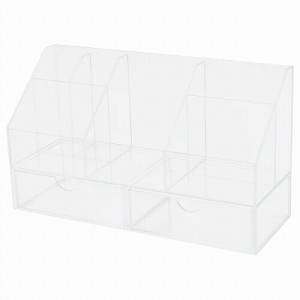 IKEA イケア メイク用品収納 仕切り 引き出し2個付き 25x9cm m40521927 MOJAN モヤン