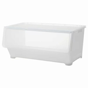 IKEA イケア ふた付きボックス 透明 67x42x31cm m50339937 FIRRA フィッラ