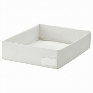 IKEA イケア オーガナイザー ホワイト 26x20x6cm m60507402 STUK ストゥーク