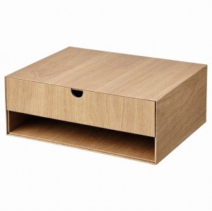 IKEA イケア ミニチェスト オーク調 32x24cm m10549857 HASTVISKARE ヘストヴィスカレ