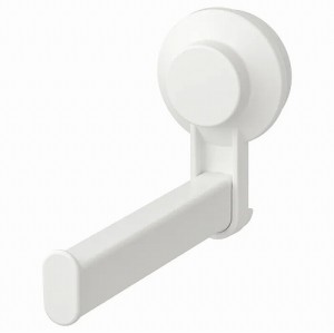 IKEA イケア トイレットペーパーホルダー 吸盤付き  ホワイト m20381292 TISKEN ティスケン 