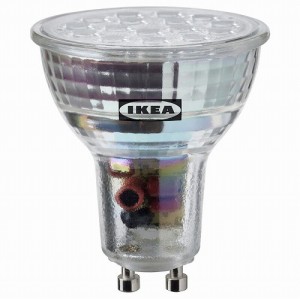 IKEA イケア LED電球 GU10 600ルーメン  調光可能 m60548412 SOLHETTA ソールヘッタ 