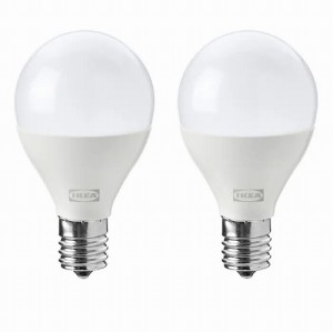 IKEA イケア LED電球 E17 810ルーメン 調光可能 球形 オパールホワイト 45mm m70550490 SOLHETTA ソールヘッタ 