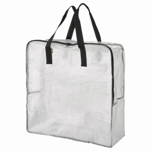 IKEA イケア 収納バッグ 透明 65x22x65cm d90187753 DIMPA ディムパ