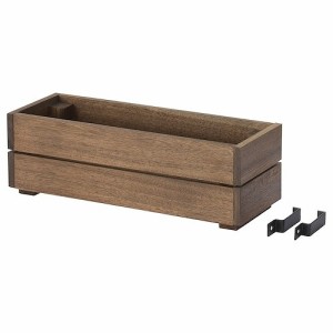 IKEA イケア フラワーボックス 屋外用 アカシア材 43x15cm m10560717 STJARNANIS シェルナニス 