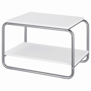 IKEA イケア サイドテーブル ホワイト 71x50cm m60570827 BAGGBODA バッグボーダ 