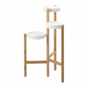 IKEA イケア プラントスタンド 竹 ホワイト 白 78cm d60294962 SATSUMAS サッツマス