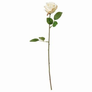 IKEA イケア 造花 バラ ホワイト 52cm m10335724 SMYCKA スミッカ