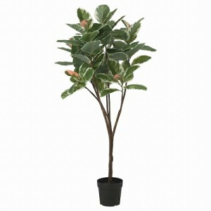 IKEA イケア 人工観葉植物 室内 屋外用 Rubber plant 23cm m40548314 FEJKA フェイカ