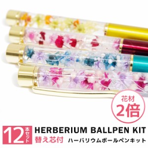 【替え芯付】【色を選べる】ハーバリウムボールペン 本体 ハーバリウムペン ハーバリウム ペン 手作り キット カスタマイズ オリジナル 