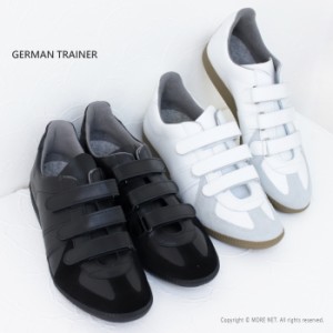 ジャーマントレーナー GERMAN TRAINER ベルクロストラップスニーカー 1193E メンズ レザー 靴