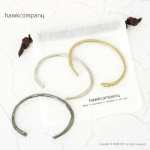 ホークカンパニー Hawk Company アンティーク調 真鍮メッセージバングル 7516 メンズ レディース ブレスレット