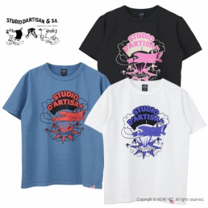 ステュディオ・ダルチザン STUDIO D'ARTISAN USAコットンプリントTシャツ 8148A メンズ 日本製 半袖