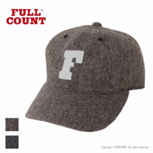 フルカウント FULLCOUNT ネップツイード6パネルキャップ Fパッチ 6843-23C メンズ レディース 日本製 帽子