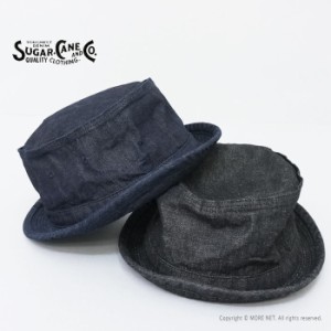 シュガーケーン SUGAR CANE 10オンスデニム ポークパイハット SC02466 メンズ レディース 日本製 帽子