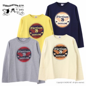 ステュディオ・ダルチザン STUDIO D'ARTISAN プリント長袖Tシャツ 8129A メンズ 日本製 GASOLINE