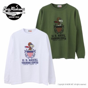 バズリクソンズ BUZZ RICKSON'S スヌーピーコラボプリント長袖Tシャツ BR69276 メンズ アメリカ製