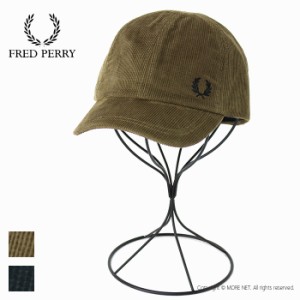 フレッドペリー FRED PERRY デュアルブランデッド ワッフルコーデュロイキャップ HW6686 メンズ レディース 帽子 ロゴ ローレル刺繍