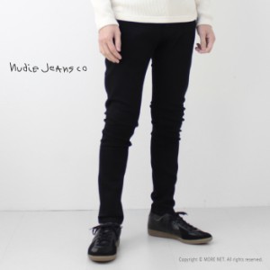 ヌーディージーンズ NUDIE JEANS タイトフィット TIGHT TERRY タイトテリー EVERBLACK メンズ ブラック