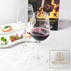 ワイングラス セット 2Pセット ワイン グラス ペア 470ml 32060 送料無料 無鉛ガラス Wilmax ウイルマックス ホテル仕様 イギリス ブラン