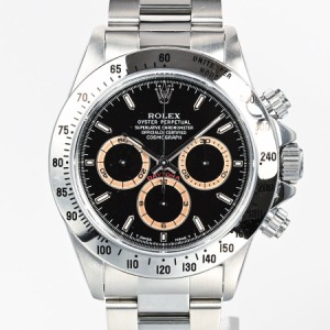 ロレックス デイトナ 腕時計 16520 T番 ブラック メンズ 中古A品