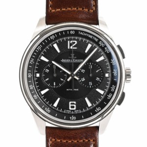 ジャガールクルト ポラリス クロノグラフ 腕時計 Q9028471  ブラック メンズ 中古A品