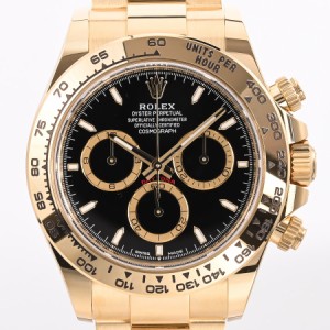 ロレックス デイトナ 腕時計 126508 ランダム品番 ブラックイエロー メンズ 中古SA品