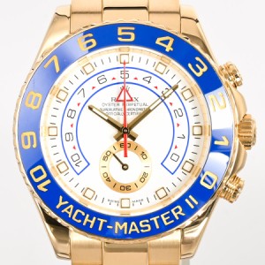 ロレックス ヨットマスター2 腕時計 116688 M番 ホワイト メンズ 中古A品