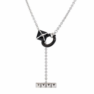 エルメス メドールXO ネックレス バッファローホーン  ブラック ユニセックス  中古SA品