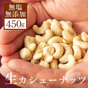 カシューナッツ 450g 無塩 無添加 生 おつまみ おやつ  送料無料 ぽっきり 製菓 製パン 