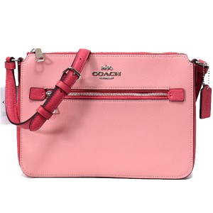 コーチ バッグ COACH クロスグレインレザー カラーブロック ギャラリー ファイル 斜めがけ ショルダーバッグ ライトブラッシュマルチ 911