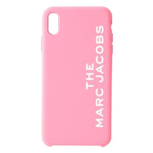 マークジェイコブス 小物 MARC JACOBS シリコン ロゴ iPhoneXS MAX（iPhone10s MAX）専用 スマホ ケース カバー カップケーキピンク M001