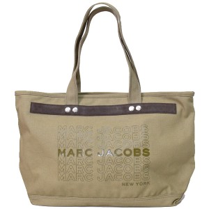 マークジェイコブス バッグ MARC JACOBS キャンバス ユニバーシティ ロゴ ラージ ショルダー トートバッグ スパニッシュモス M0016404