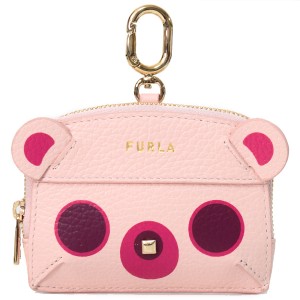 フルラ コインケース FURLA レザー アレグラ ベアー くま 熊 ジップ キーホルダー バッグチャーム コインケース 小銭入れ キャンディロー