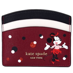 ケイトスペード コインケース katespade PVC ディズニー コラボ ミニーマウス ミッキーマウス ドット 水玉 ラメ グリッター カードホルダ