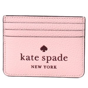 ケイトスペード カードケース katespade ぺブルレザー グリッター ラメ ロゴ スモール スリム カードホルダー 名刺入れ 定期入れ パスケ