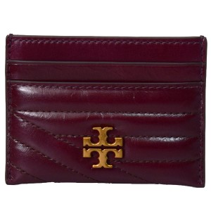 トリーバーチ カードケース TORY BURCH レザー キラ シェブロン グレイズド ロゴ キルティング カードケース 名刺入れ 定期入れ パスケー