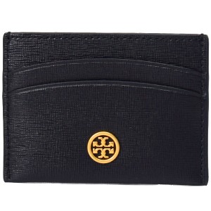 トリーバーチ カードケース TORY BURCH レザー ロビンソン ロゴ カードケース 名刺入れ 定期入れ パスケース ブラック 84070